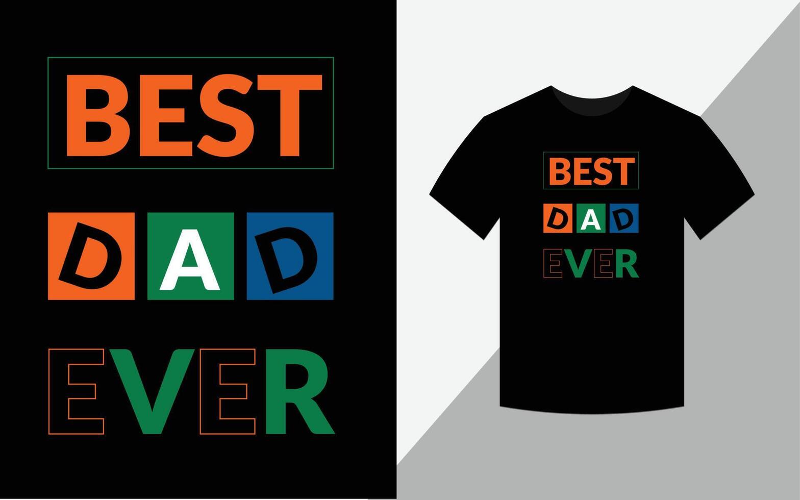 het beste vader ooit, t-shirt ontwerp vector