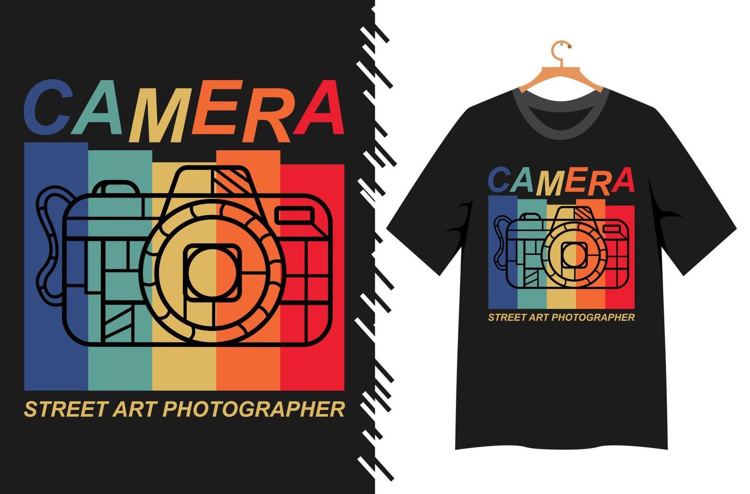 camera citaten t overhemd ontwerp vector