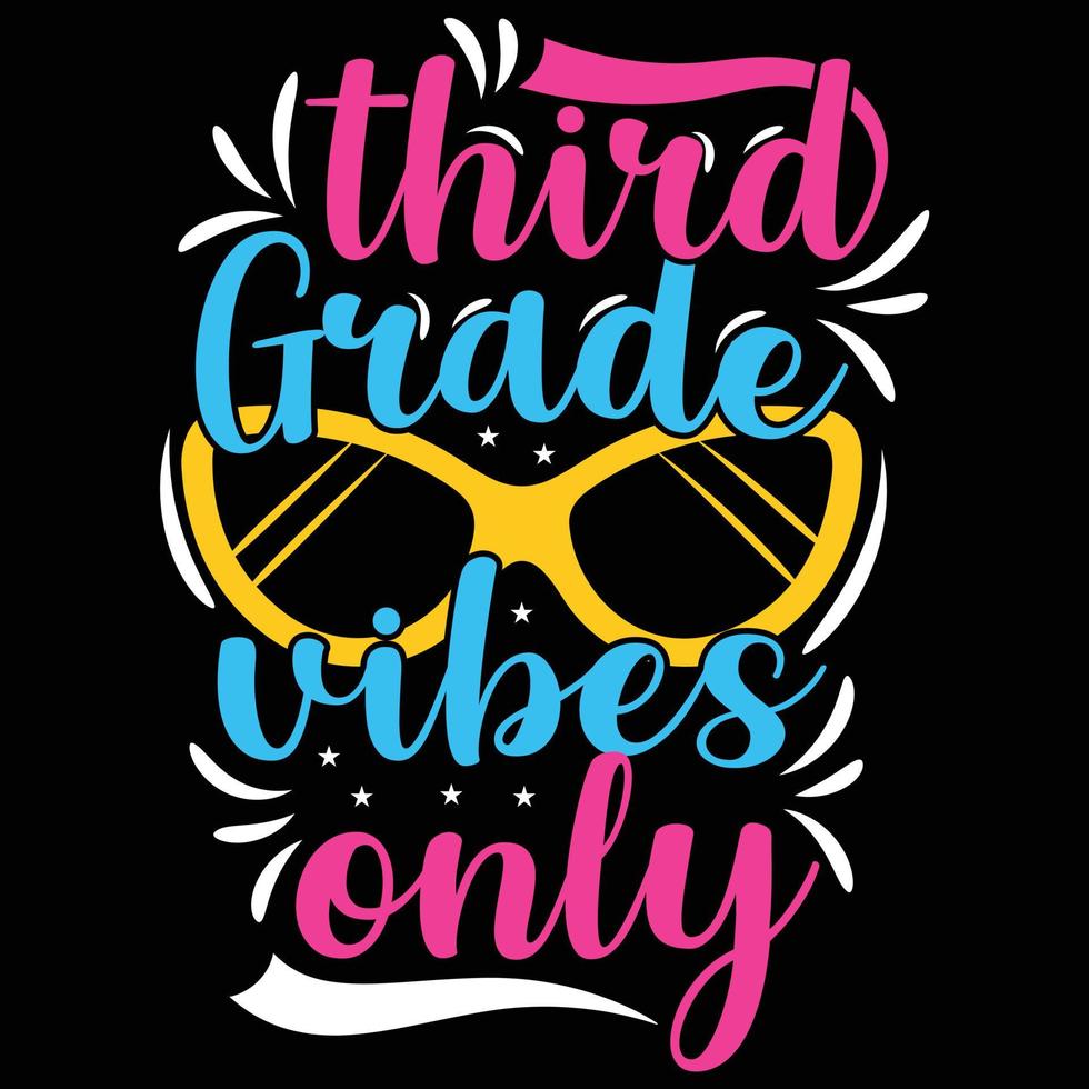 terug naar school typografie t-shirt design, artwork, illustratie, grafisch element vector