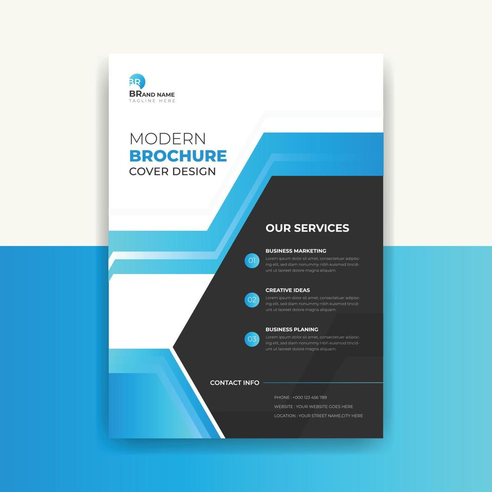 brochure ontwerp sjabloon omslag vector