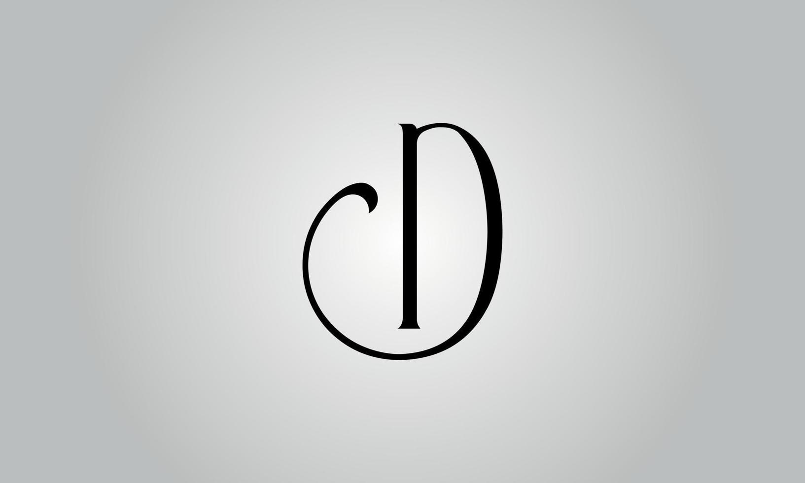 letter d vector logo gratis sjabloon gratis vector