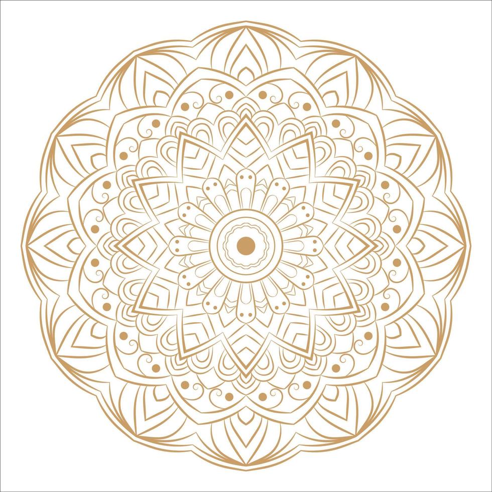 mandala vector luxe sierkunst patroon ontwerp