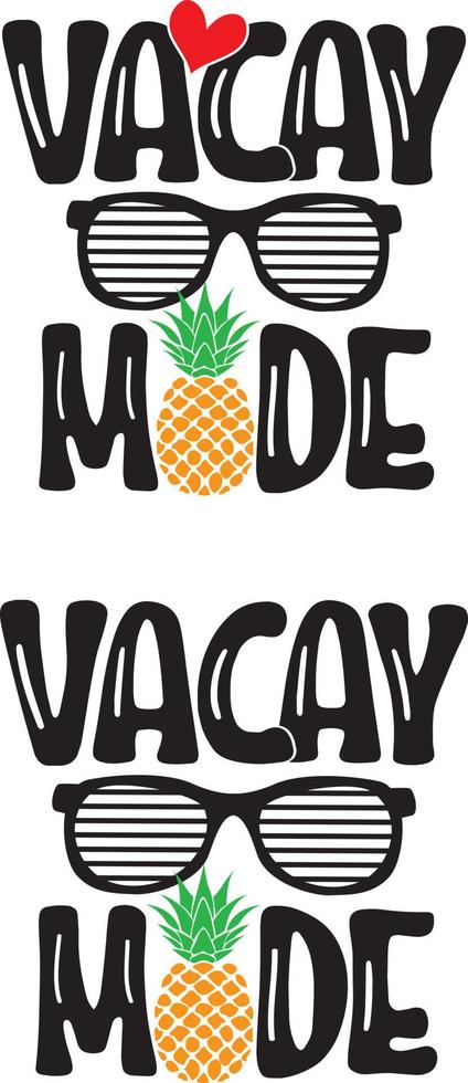 vacay mode 2 zomer het dossier vector