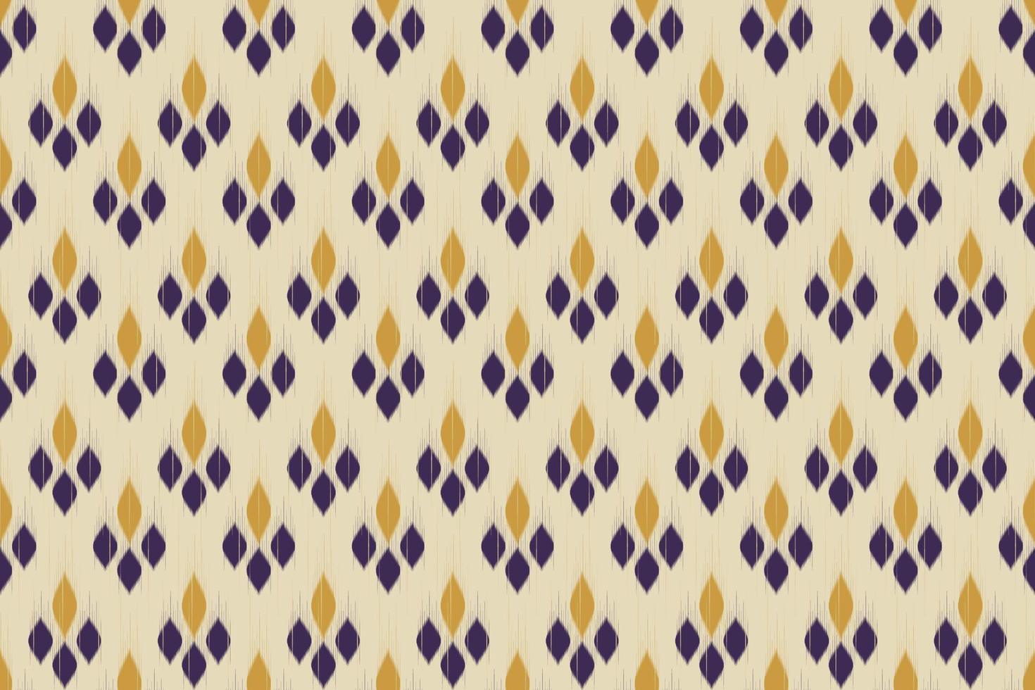 ikat etnische Indiase naadloze patroon. ontwerp voor achtergrond, behang, vectorillustratie, stof, kleding, batik, tapijt, borduurwerk. vector
