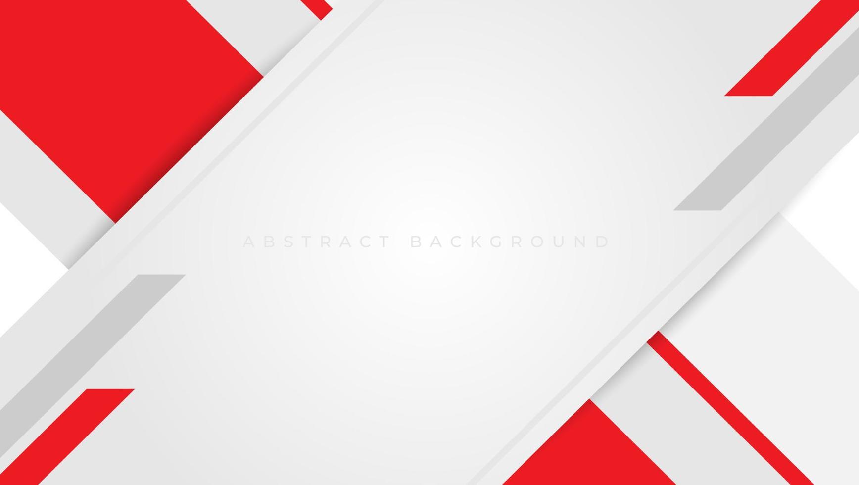 rood wit professioneel geometrisch achtergrondontwerp vector