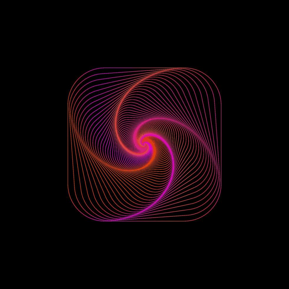 abstract meetkundig kleurrijk helling symbolisch icoon patroon vector