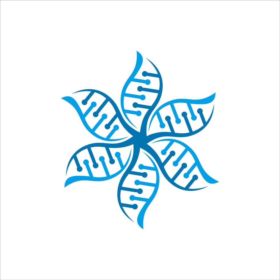 dna logo ontwerp template.icon voor wetenschappelijke technologie vector