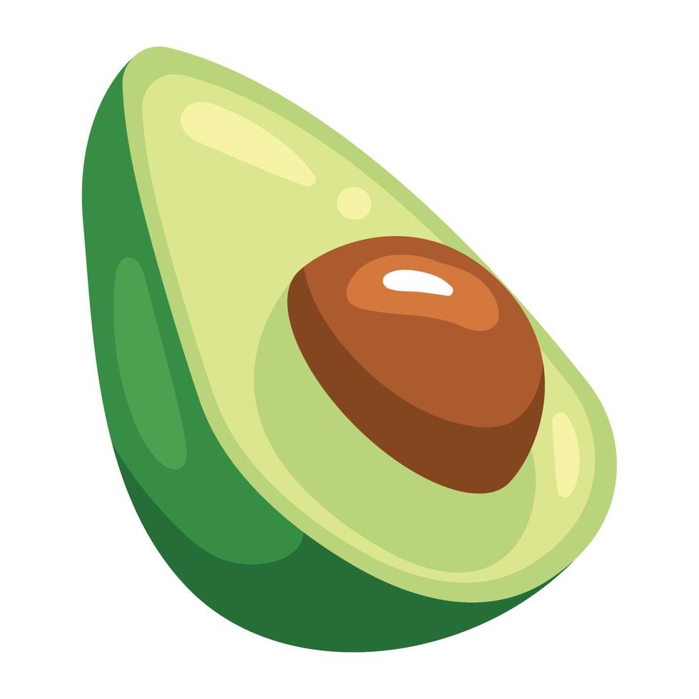 avocado Gezondheid voedsel vector