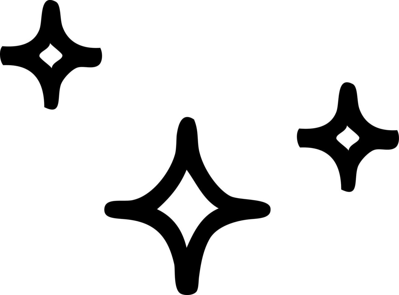 tatoeëren in zwart lijn stijl van een sterren vector