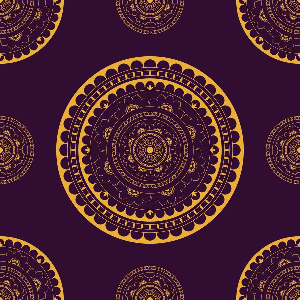 top luxe kleurrijk mandala patroon vector