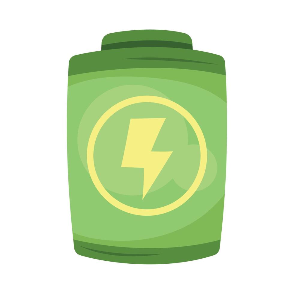 groene batterijstroom vector