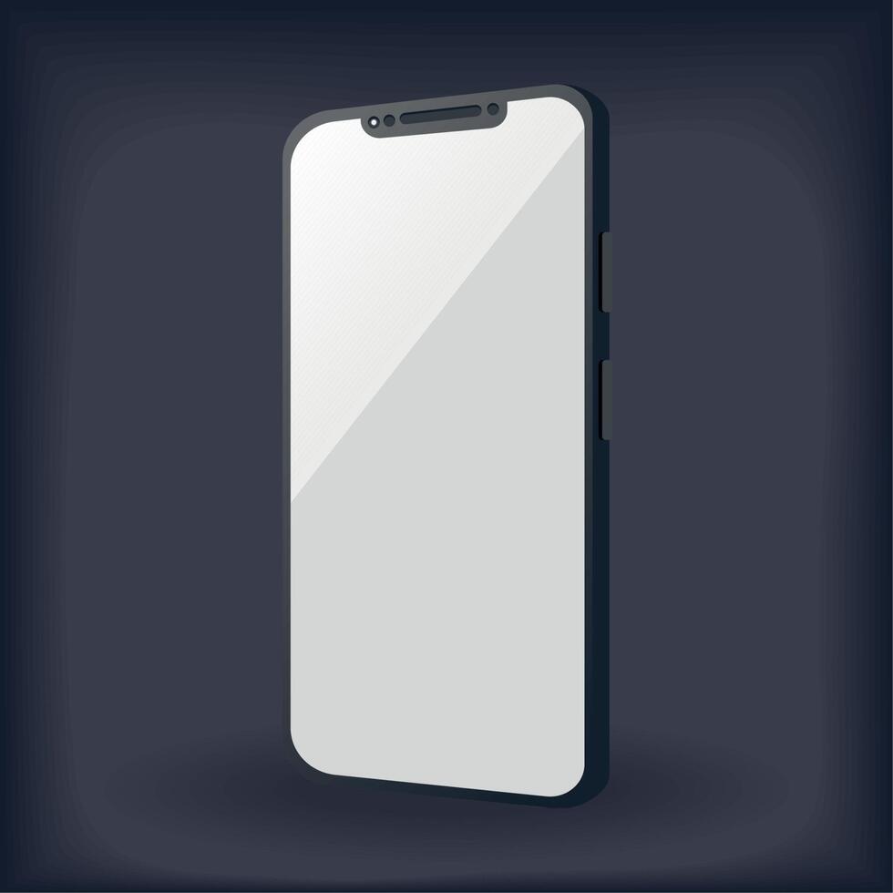 smartphone apparaat mockup tech vector