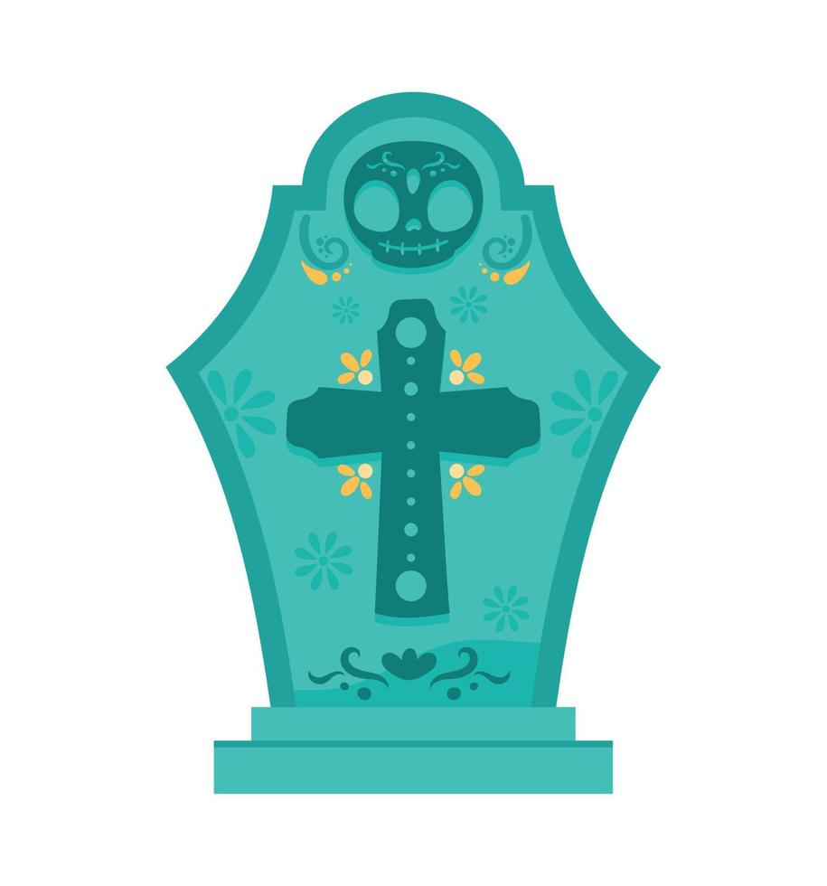 dia de los Muertos grafsteen vector