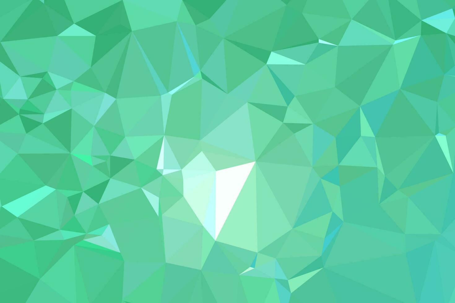 abstract getextureerde licht groen veelhoekige achtergrond. laag poly meetkundig bestaande van driehoeken van verschillend maten en kleuren. gebruik in ontwerp omslag, presentatie, bedrijf kaart of website. vector