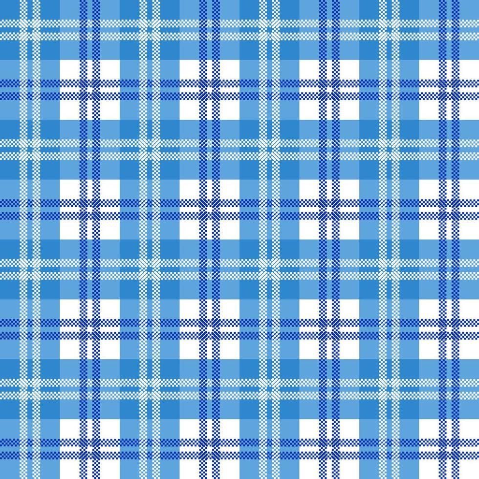 naadloos plaid kleding stof blauw voor overhemden, dekens, tafelkleden, covers of andere mode artikelen. dagelijks leven en huis textiel het drukken vector