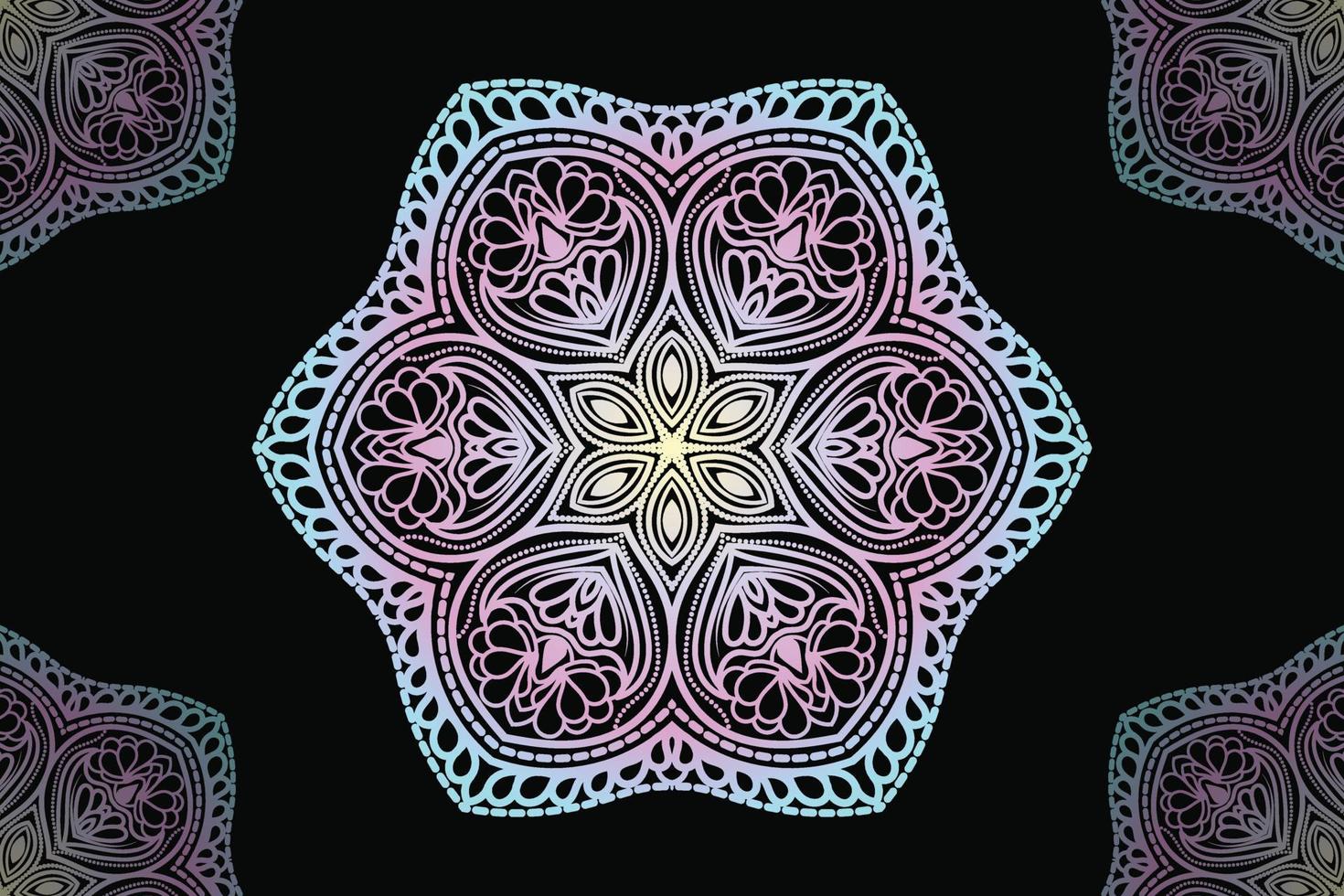 sier- ronde ornament. kant patroon. mandala achtergrond ontwerp. vector