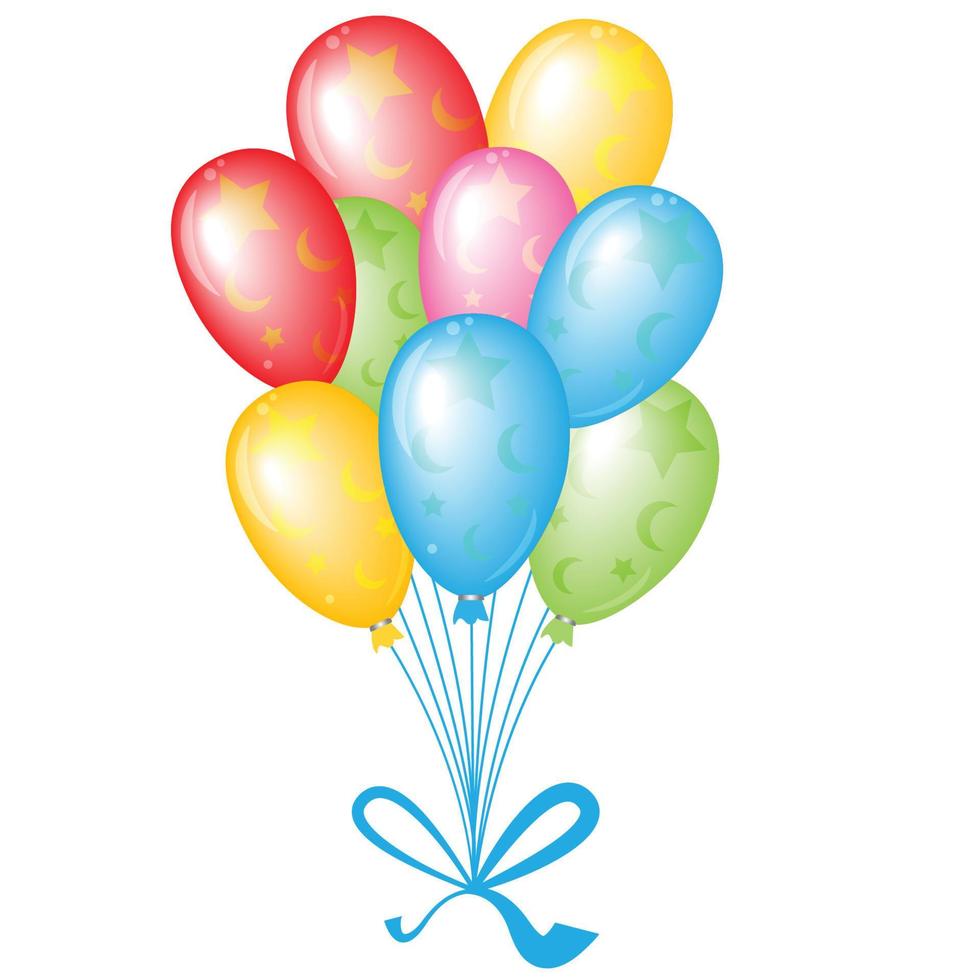 verjaardag viering ballonnen vector