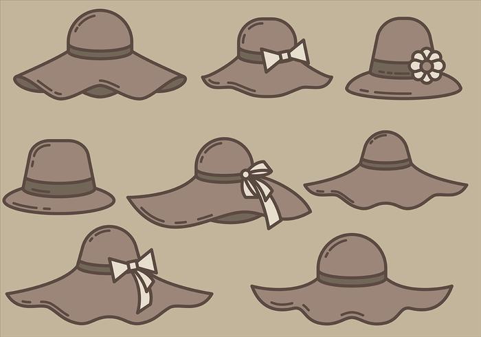 Gratis Bonnet Pictogrammen Vector