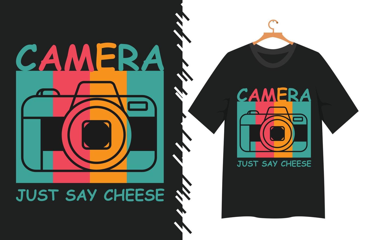 camera illustratie voor t overhemd ontwerp vector