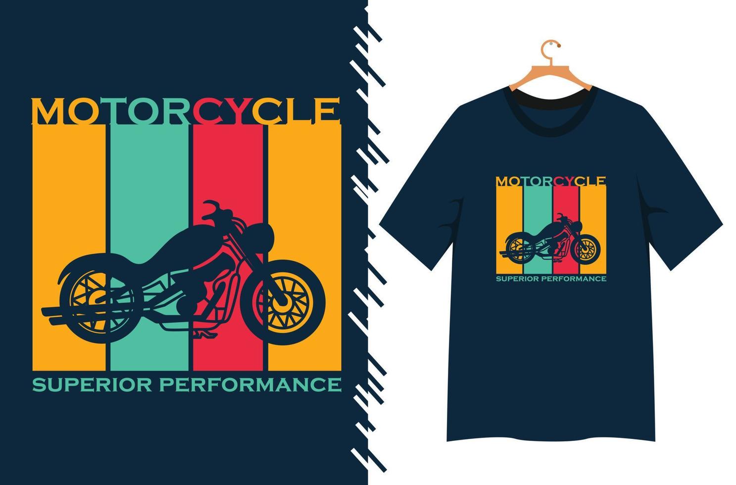 motorfiets vector t overhemd ontwerp