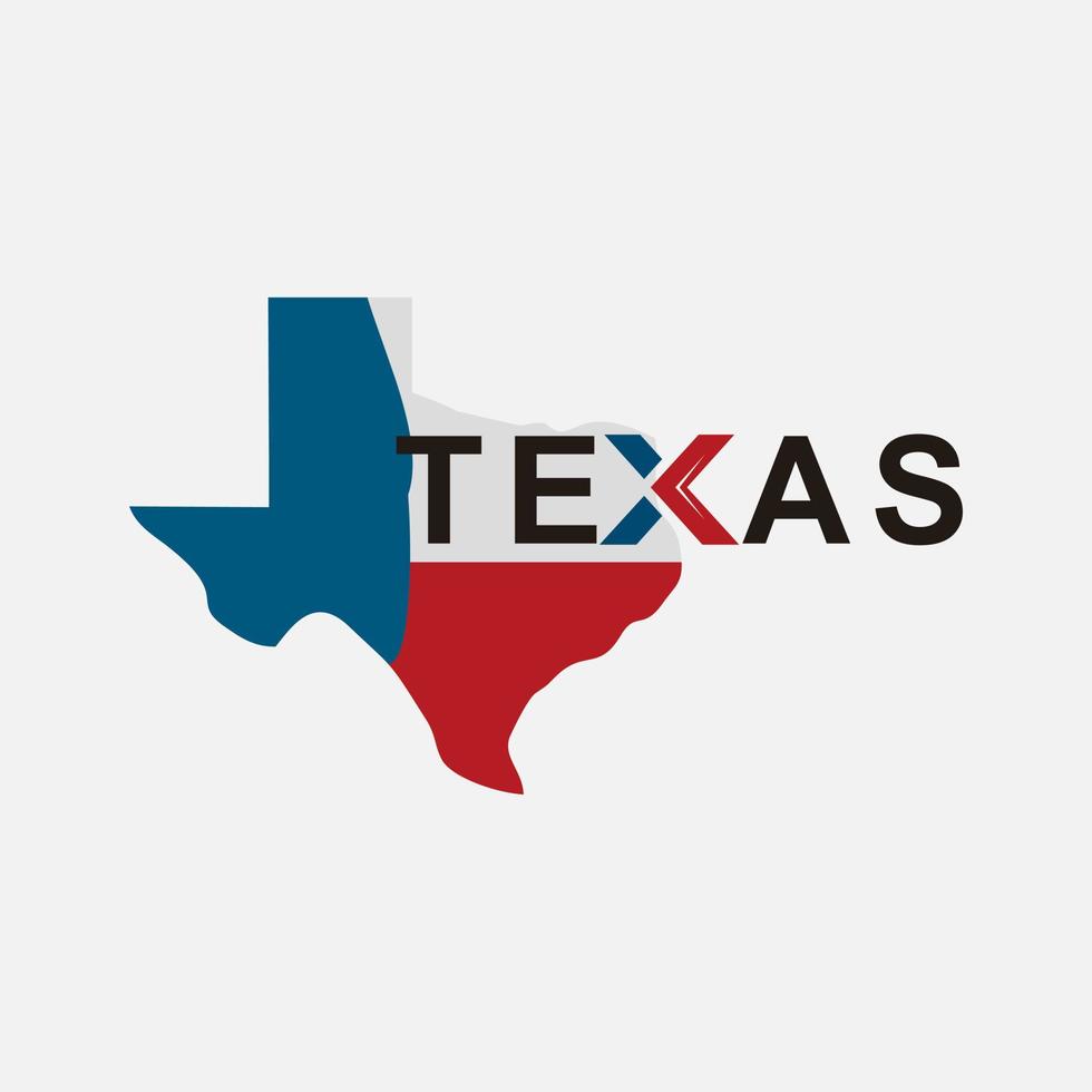 eenvoudig rgb Texas vector