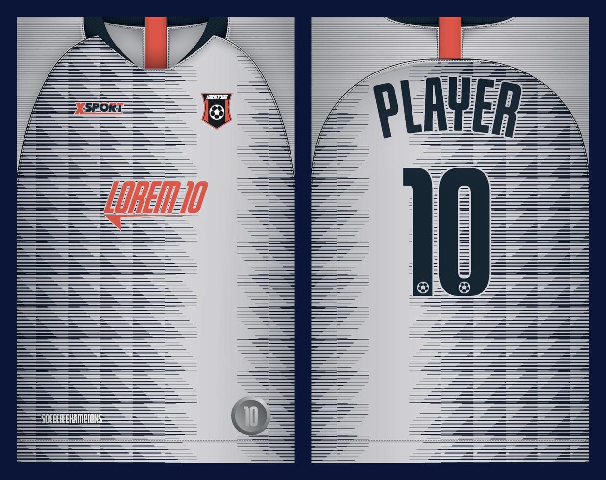 voetbal Jersey ontwerp voor sublimatie, sport t overhemd ontwerp vector