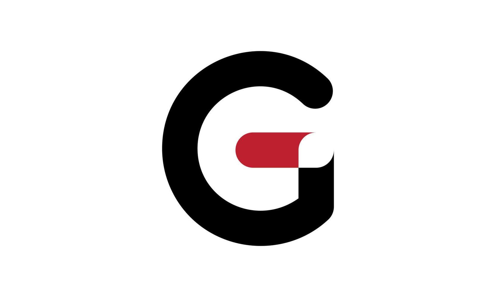 brief g logo ontwerp. eerste g brief logo ontwerp. g logo vector icoon ontwerp. g gemakkelijk logo ontwerp vrij vector sjabloon.