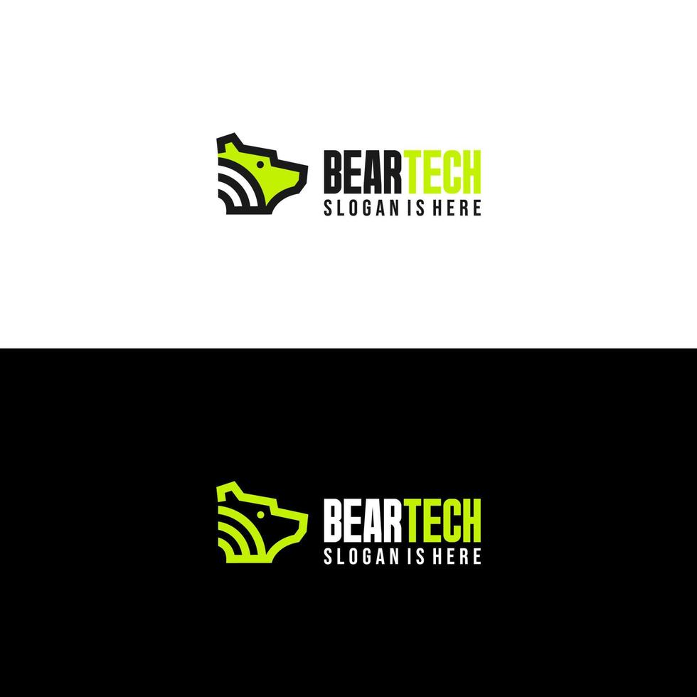 beer lijn modern technologie logo vector