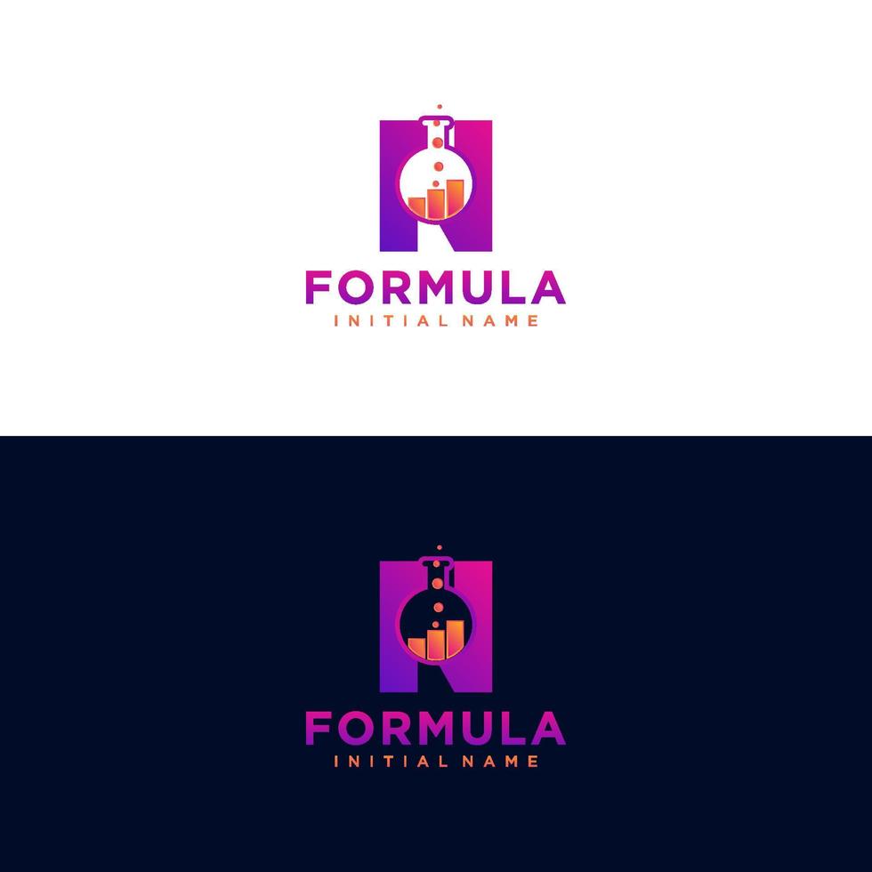 modern eerste brief n formule fles laboratorium logo. gemakkelijk icoon, sjabloon ontwerp kunst vector