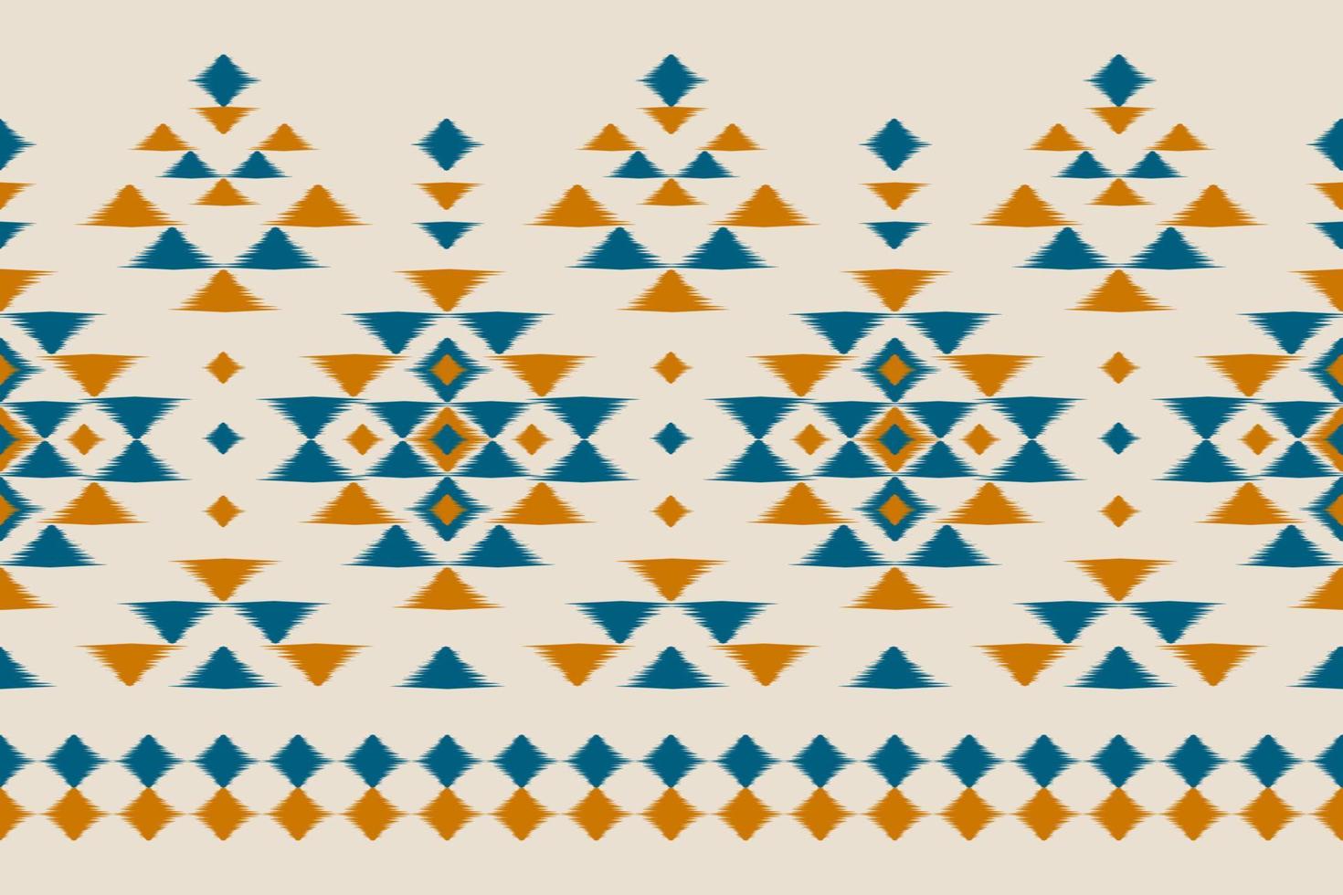 abstract mooi ikat kunst. etnisch naadloos patroon in stam. gestreept Mexicaans stijl. vector