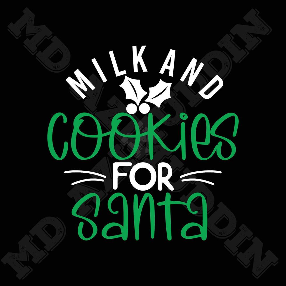 melk en koekjes voor santa vector