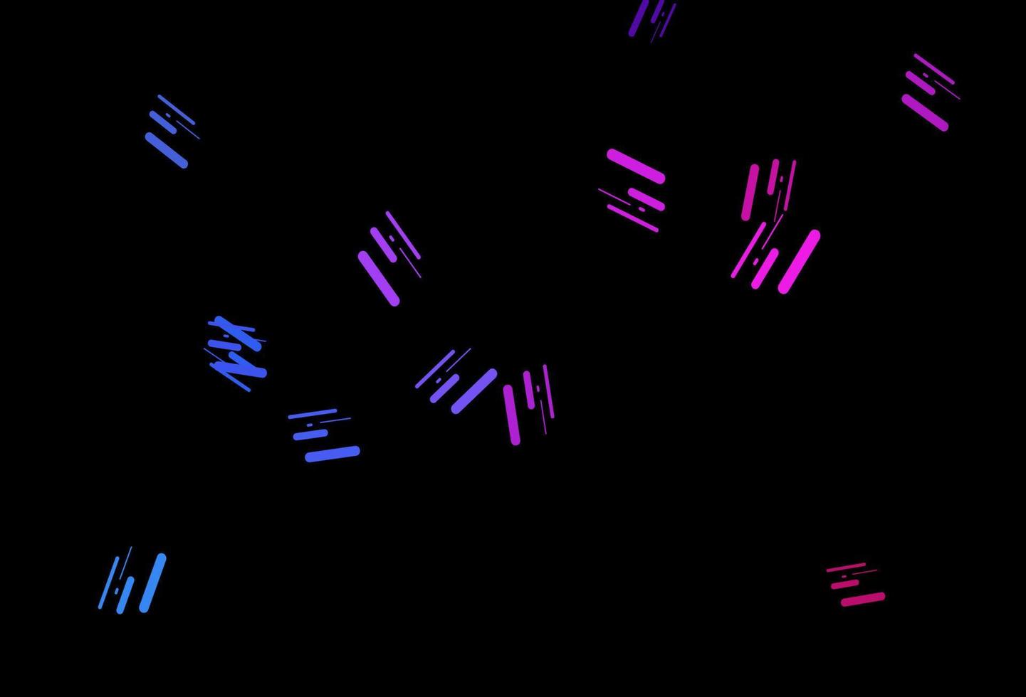 donkerblauwe, rode vectortextuur met kleurrijke lijnen. vector
