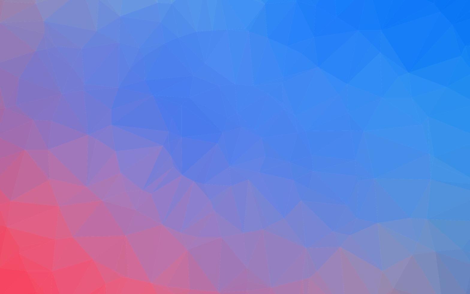 licht blauw, rood vector abstract veelhoekige indeling.