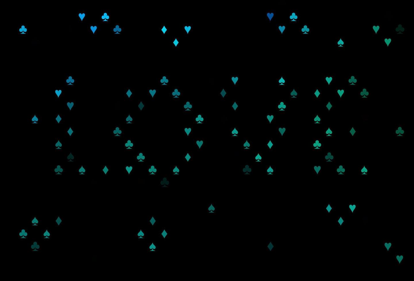 donkerblauwe, groene vectorlay-out met elementen van kaarten. vector