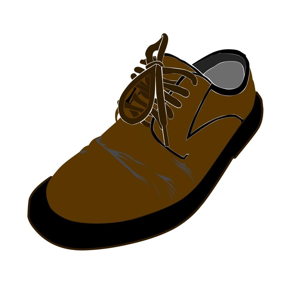 schoenen geïsoleerd Aan wit vector