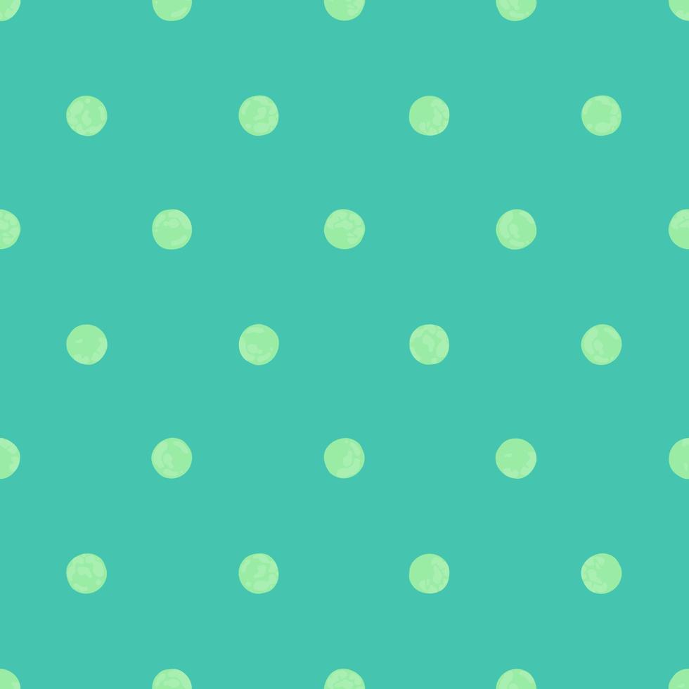 feestelijk groen polka punt naadloos patroon, kleurrijk schattig achtergrond, omhulsel papier en textuur, vector eps ontwerp.