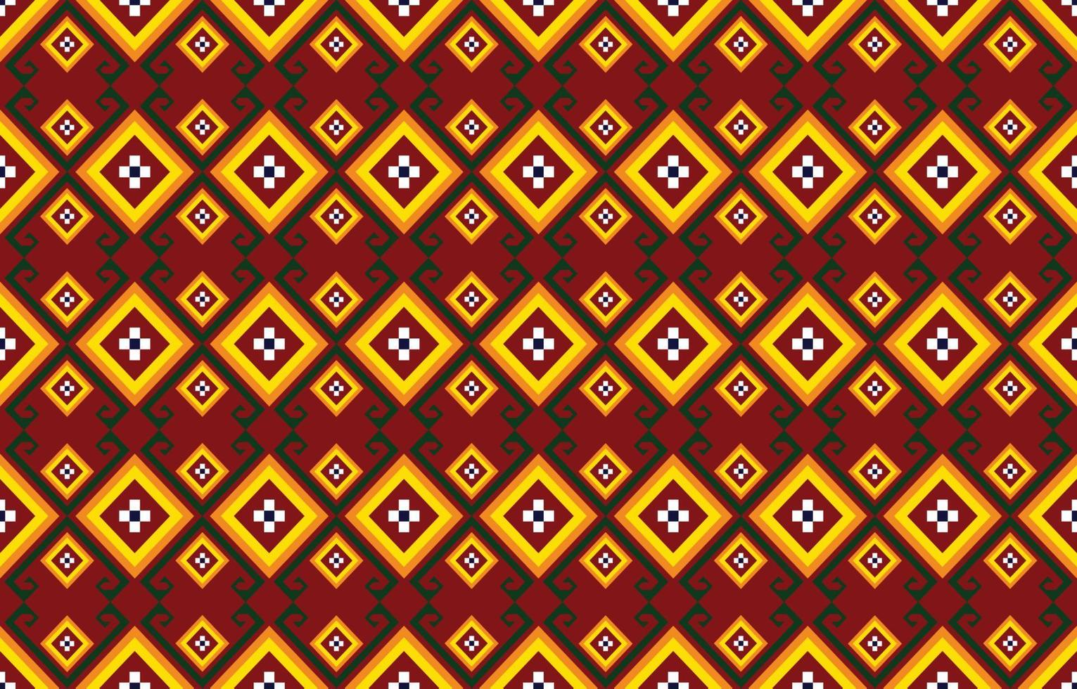 meetkundig etnisch oosters ikat naadloos patroon traditioneel ontwerp voor achtergrond,tapijt,behang,kleding,inwikkeling,batik,stof illustratie. borduurwerk stijl. vector