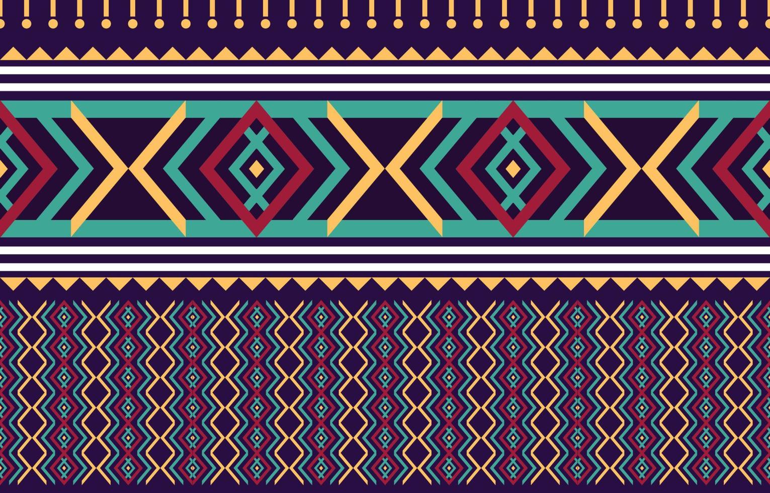meetkundig etnisch oosters ikat naadloos patroon traditioneel ontwerp voor achtergrond,tapijt,behang,kleding,inwikkeling,batik,stof illustratie. borduurwerk stijl. vector