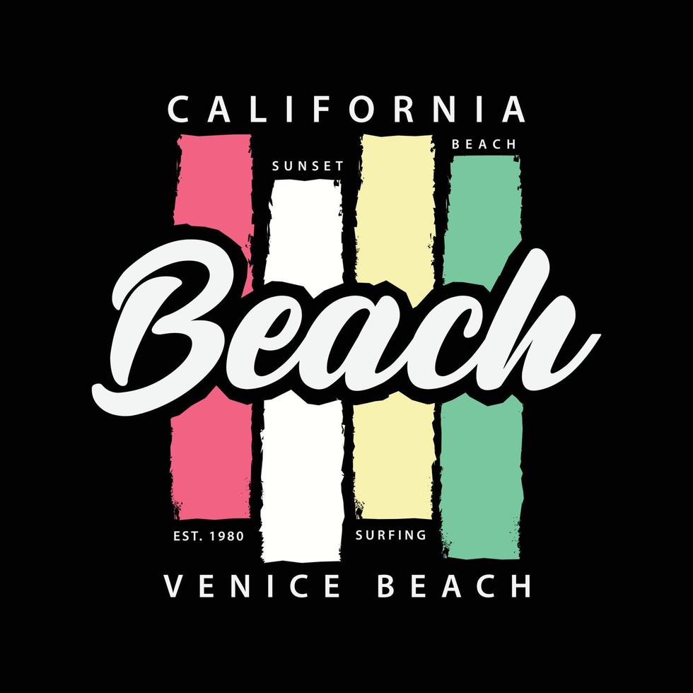 Californië illustratie typografie. perfect voor het ontwerpen van een t-shirt vector