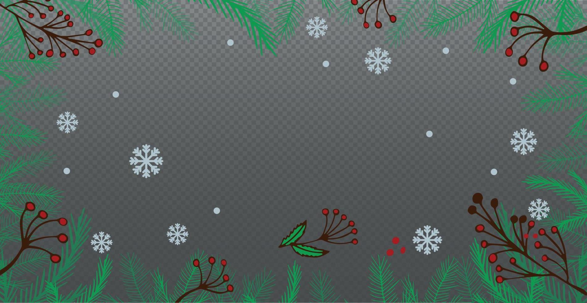 panoramisch feestelijk nieuw jaar Kerstmis web sjabloon voor ansichtkaart, reclame Nee achtergrond - vector