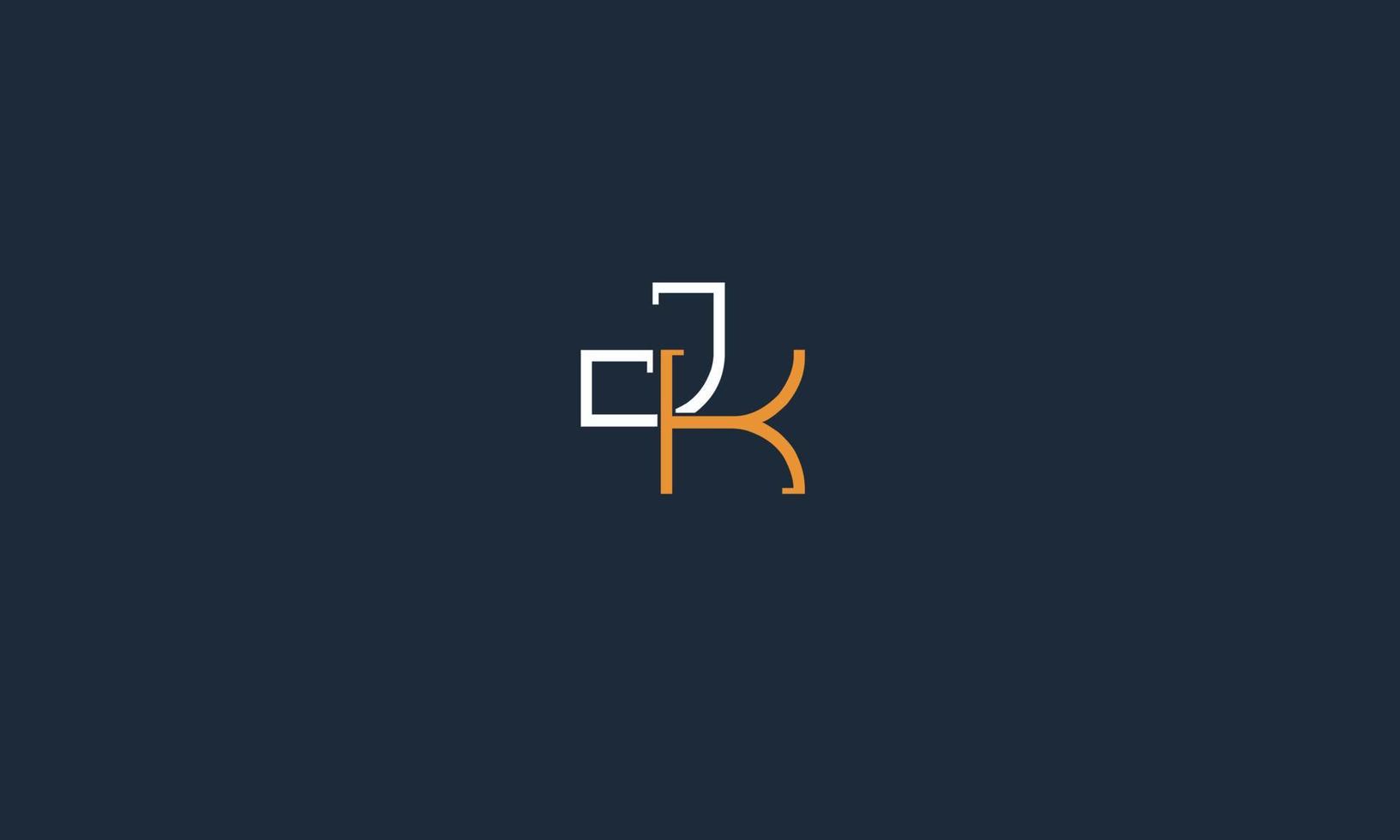 dk alfabet brieven initialen monogram logo vector