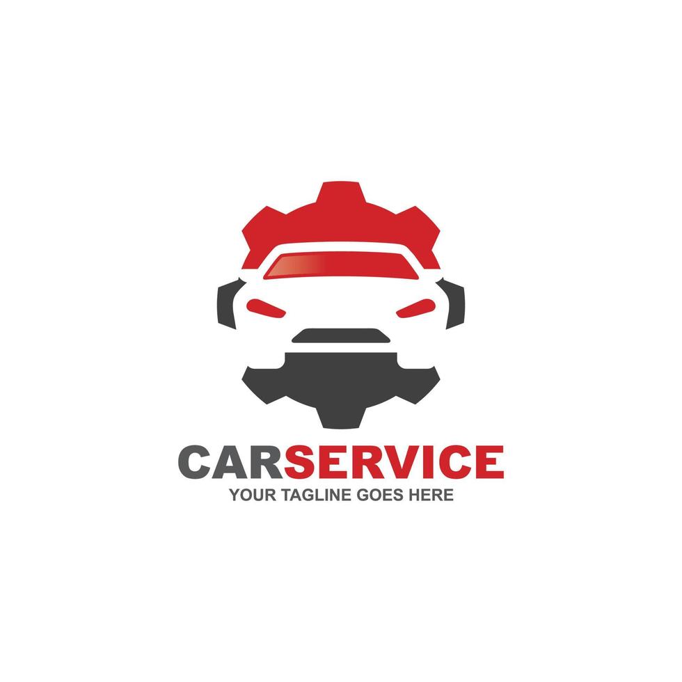 auto reparatie gemakkelijk vlak logo vector