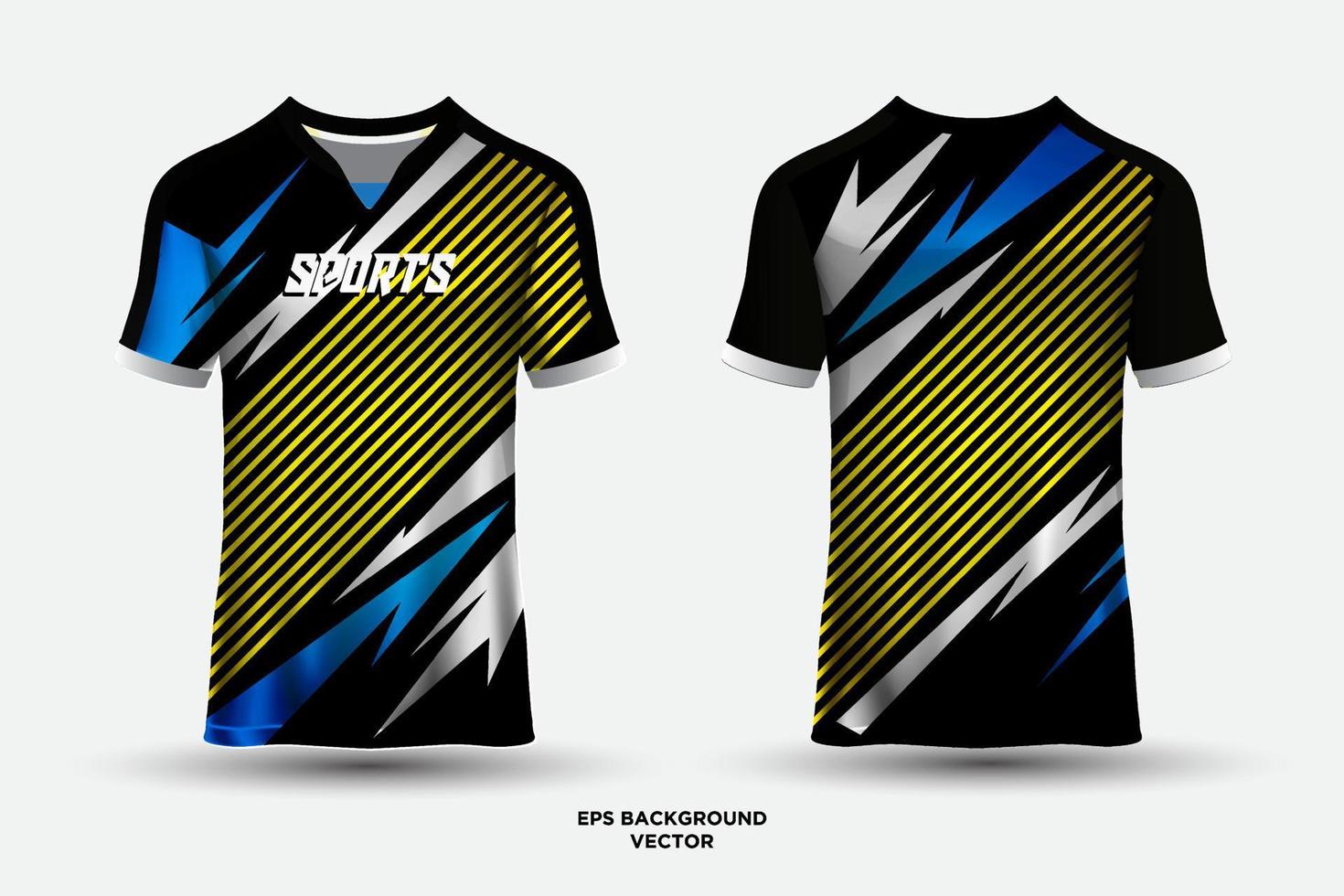 nieuw ontwerp van t overhemd sport- abstract Jersey geschikt voor racen, voetbal, e sport- en motorcross vector