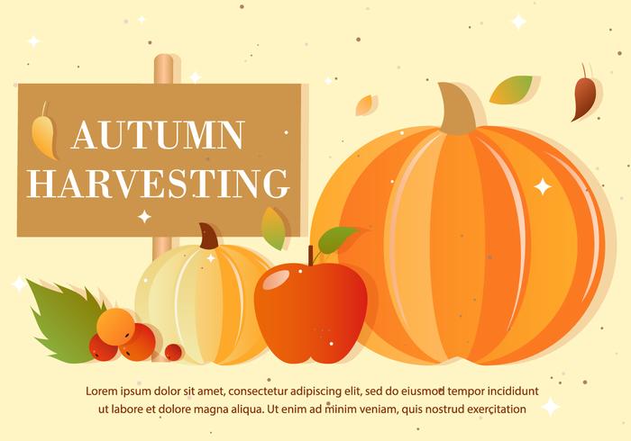 Gratis Herfst Vector Harvest