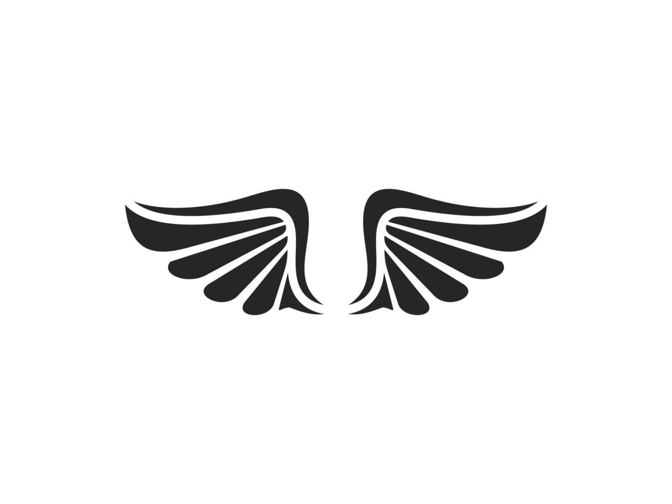 Vleugels icoon ontwerp vector