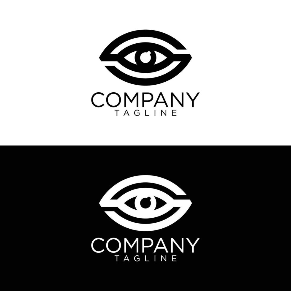 oog s logo ontwerp en premie vector Sjablonen