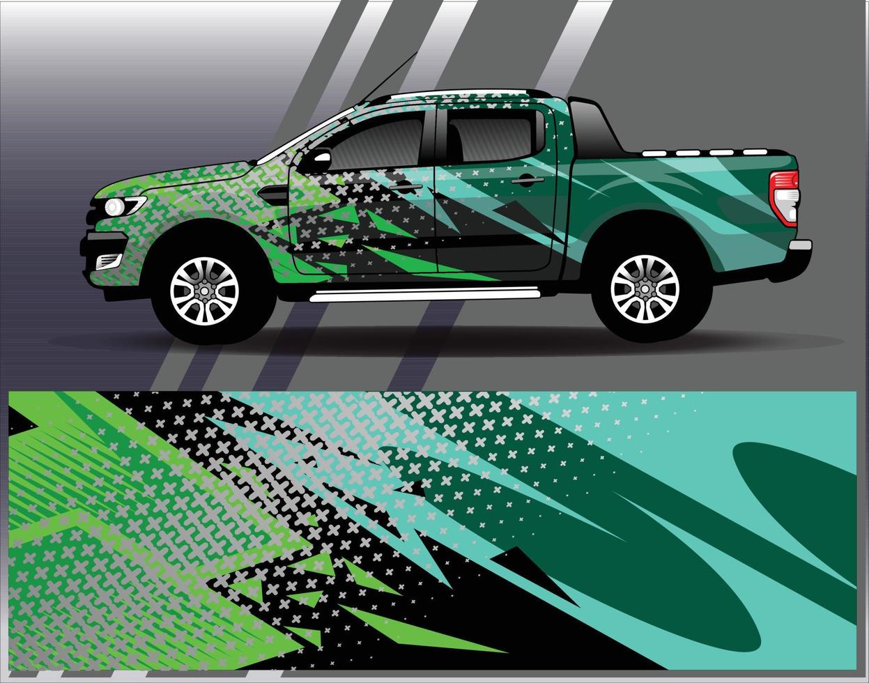 auto inpakken ontwerp vector. grafisch abstract streep racing achtergrond uitrusting ontwerpen voor inpakken voertuig ras auto rally avontuur en kleurstelling vector