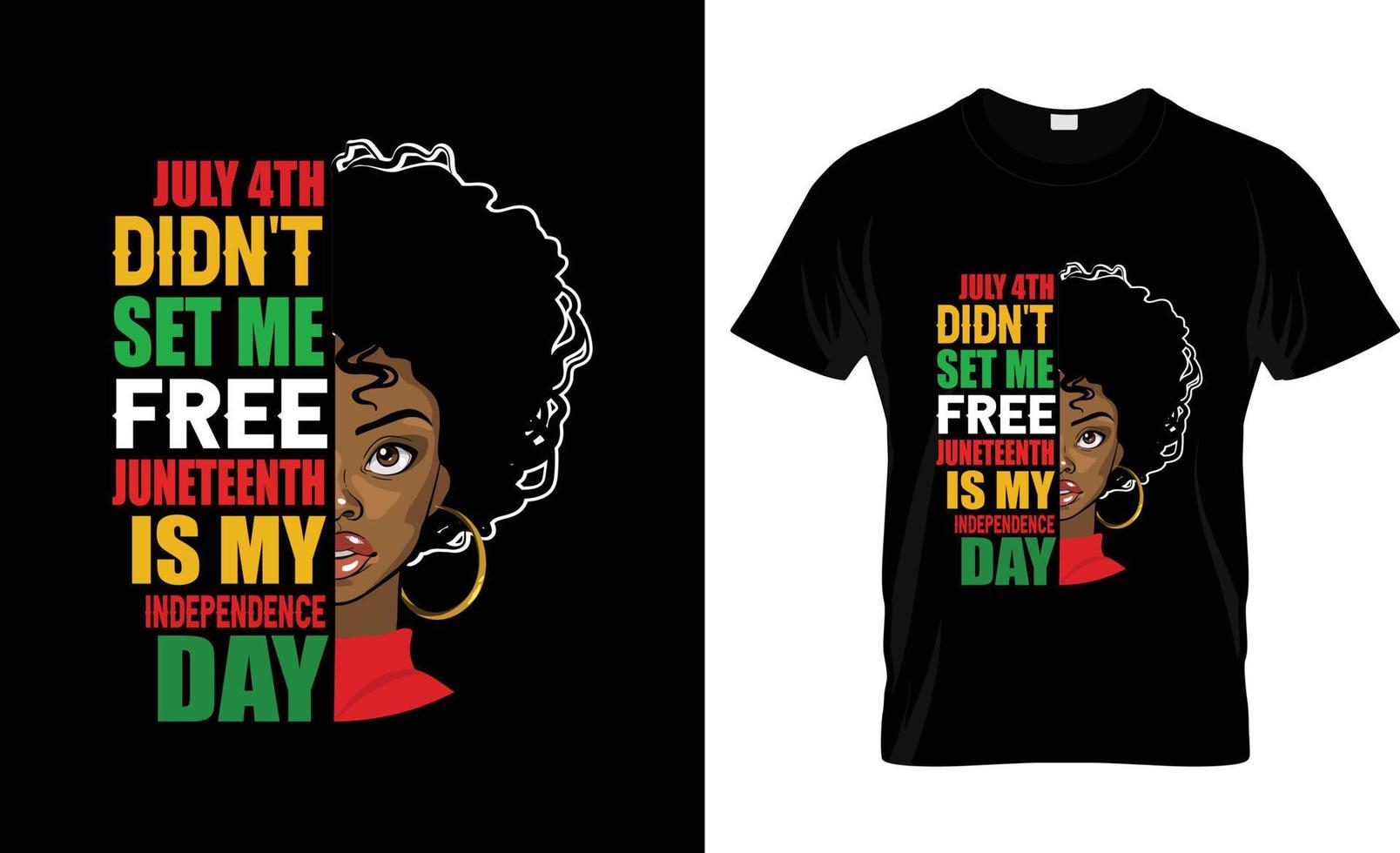 juneteenth t-shirt ontwerp, juneteenth t-shirt leuze en kleding ontwerp, juneteenth typografie, juneteenth vector, juneteenth illustratie vector