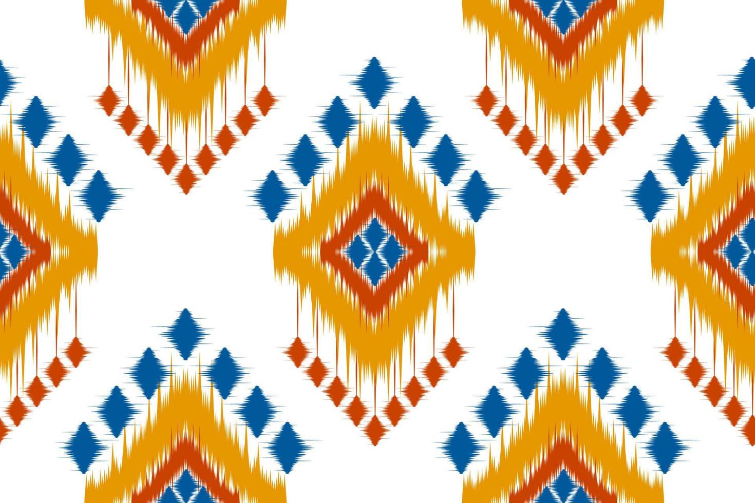 etnisch ikat naadloos patroon in stam. Amerikaans, Mexicaans stijl. aztec meetkundig ornament afdrukken. vector