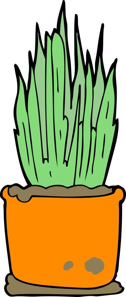 cartoon kamerplant vector